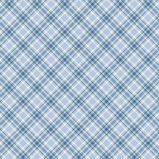plaid blue