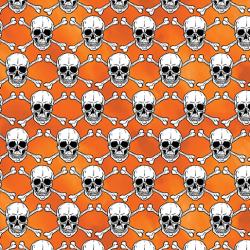 orange skulls