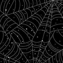 in a web black