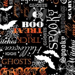 spooky words orange