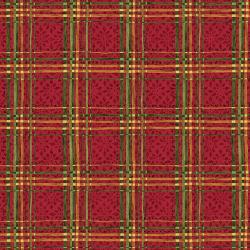 plaid red