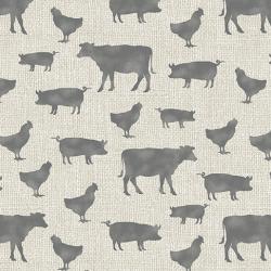 farm animals tanned grey 