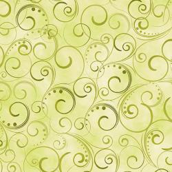 swirling green moss