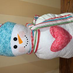 Hearty the snowman ready done toy panel 